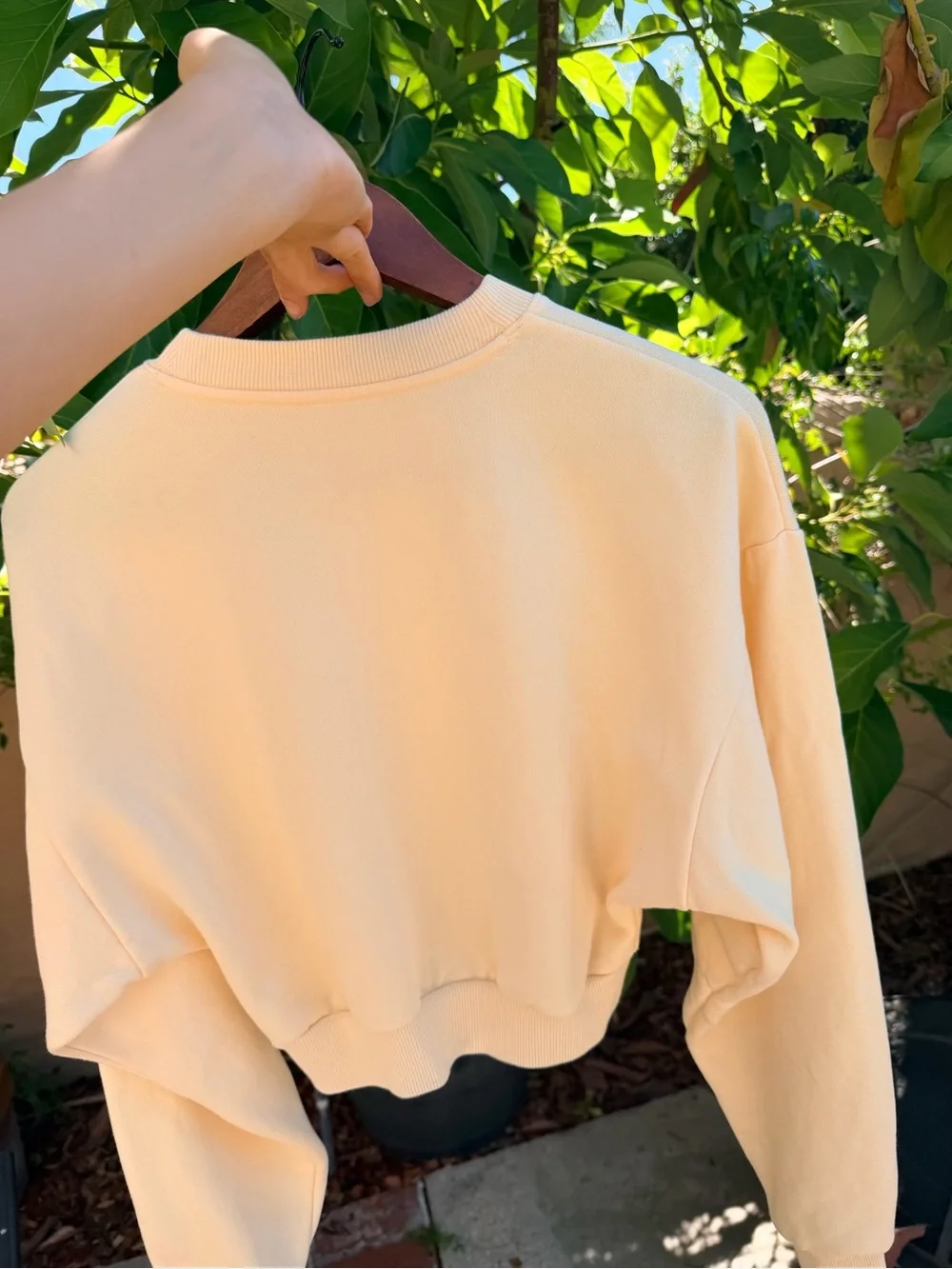 ALO Cropped Accolade Crewneck XS (estimate)